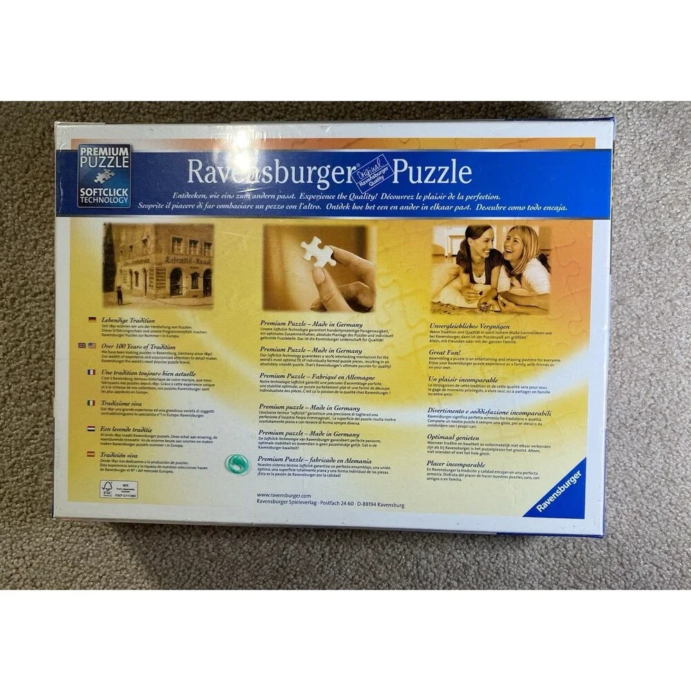 Ravensburger Tuscan Flair 1000 Piece Jigsaw Puzzle 2012 HTF Rare